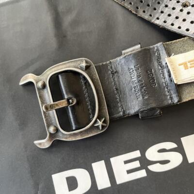 【関税&送料込】Diesel Belt Diesel Women Logo Stud Belt 80Cm/Made In Italy/18 340 Yen
