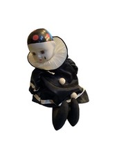 Vintage wind up musical clown porcelain