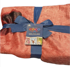 Disney Parks Coco Blanket Throw Plaid New With Tag