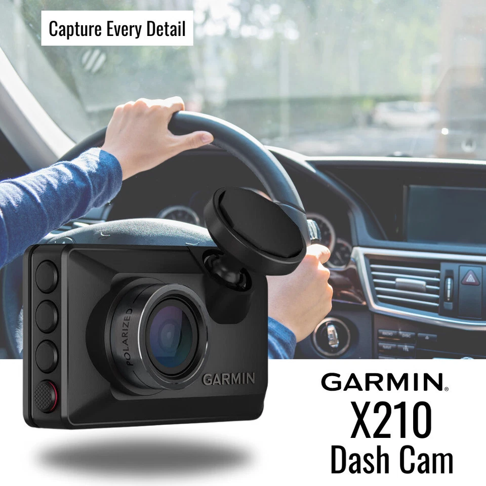 Garmin Dash Cam X210 1440p Black Camera with 140 Degree Field of View Bundle - Image 2 of 4