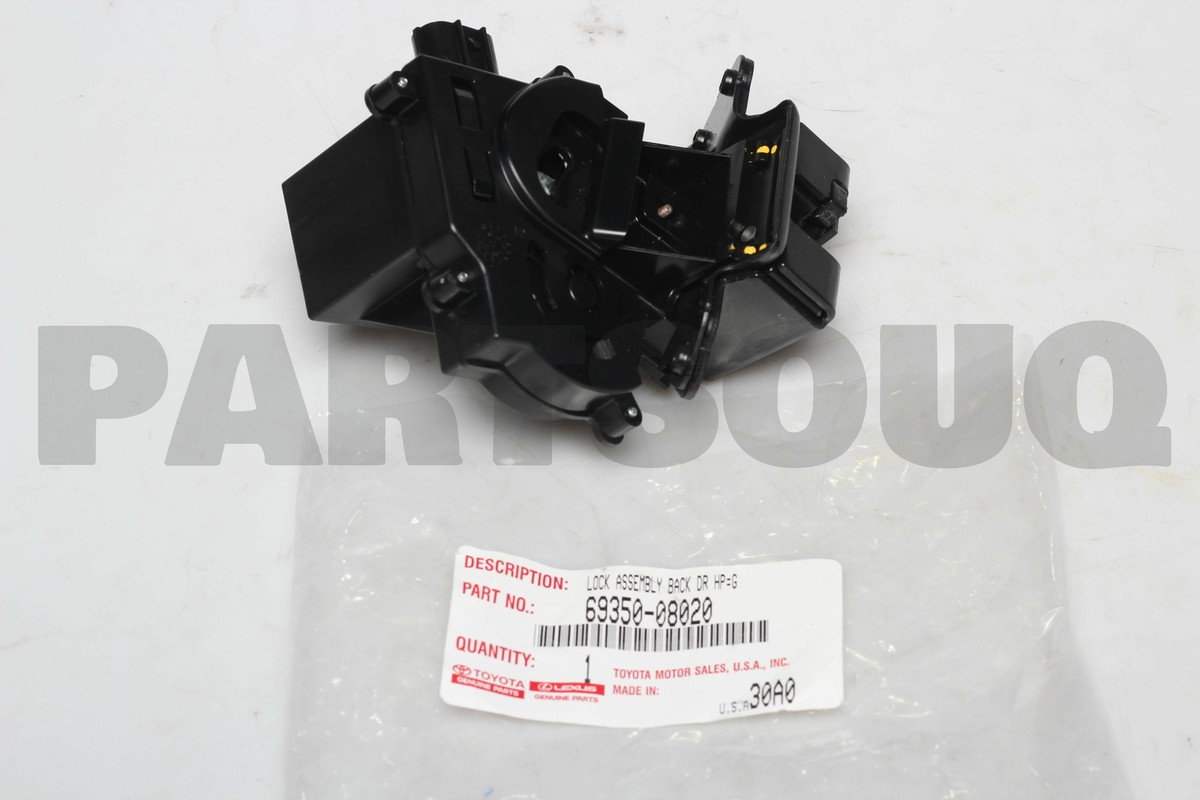 6935008020 Genuine Toyota LOCK ASSY, BACK DOOR 69350-08020 | eBay