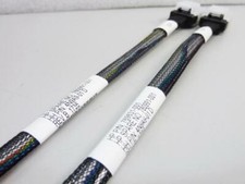 2x Mini SAS Cables 14 inches / 769631-001 / 780991-001 / 4N9A9-01 / LOT OF 2