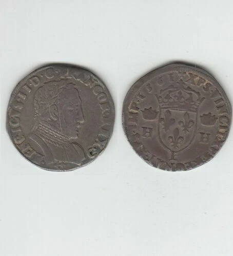 Monnaies royales françaises en argent sur Charles IX