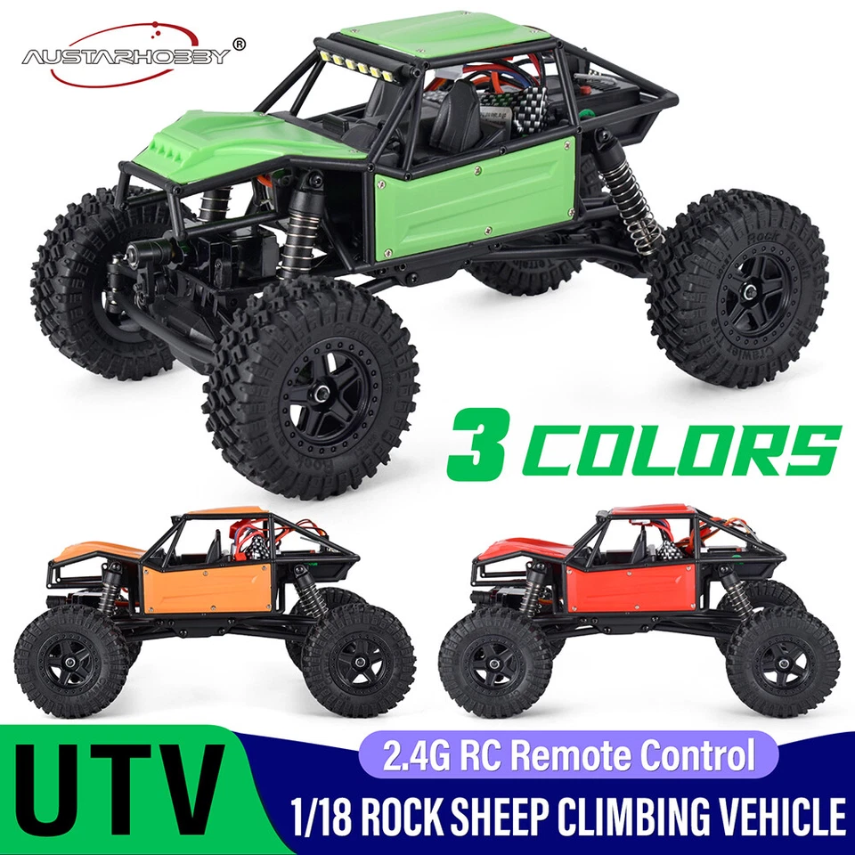 AUSTARHOBBY AX-8561 2.4G 1/18 RC Crawler 4WD Rock Sheep Climbing Car for Kids - Image 3 of 4