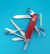 Red Victorinox Swiss Army Huntsman Knife! COMPLETE!