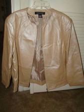Womens Leather Jacket Dialogue The New Language Of Style Sz 1x