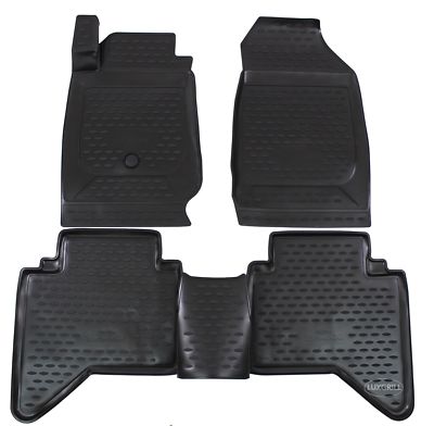 Gummimatten Gummi Fußmatten Für Isuzu D-Max 2012-2019 4-Tlg