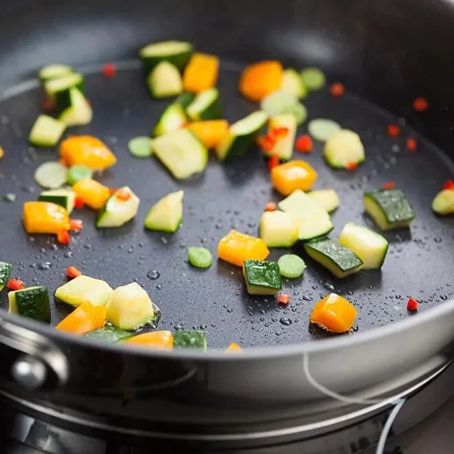 Stellar 7000 ⌀28cm Sauteuse mit Deckel Edelstahl antihaftbeschichtet S765 NEU - Bild 2 von 4