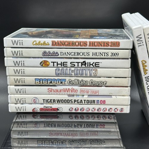 Nintendo Wii Video Game Bundle RVL-101 Black 10 Games Controllers Cables TESTED! - Picture 10 of 18