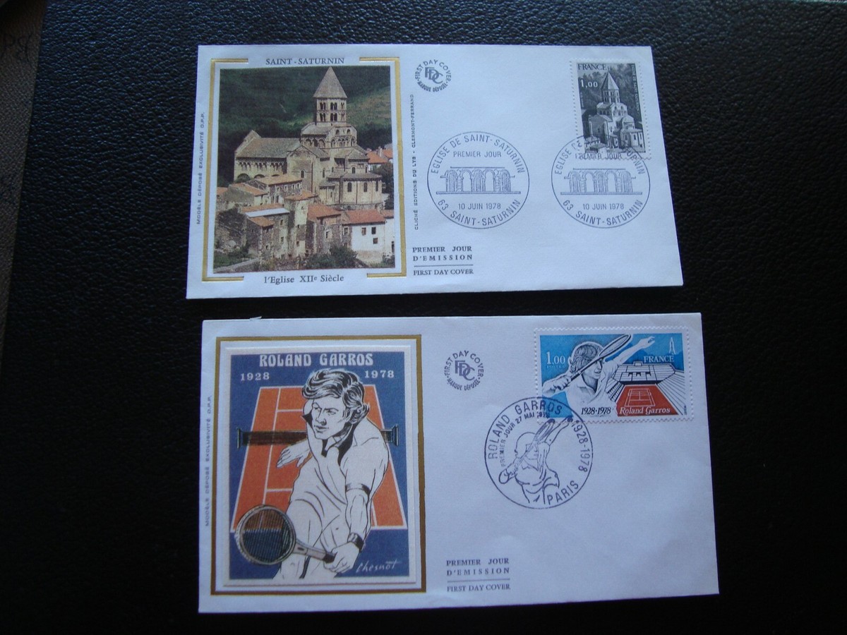 ENVELOPPE 1ER JOUR d'émission PARIS Stade Roland Garros 1978 EUR 4,00