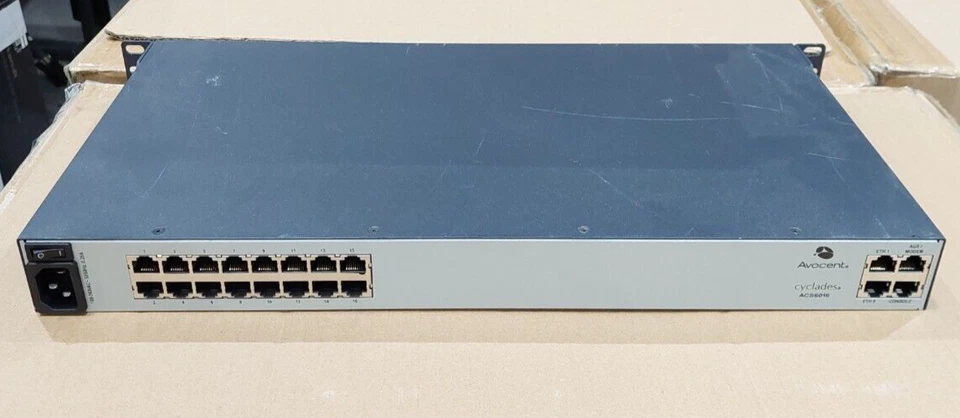 Avocent ACS6016SAC 16 Port Console Server ACS6016 520-567-514 Cyclades - Image 3 of 4