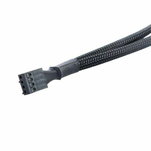 4 Pin PWM Y Splitter Dual Adapter Computer PC Case Cooling Fan Adapter Cable,12" - 第 3/5 張圖片