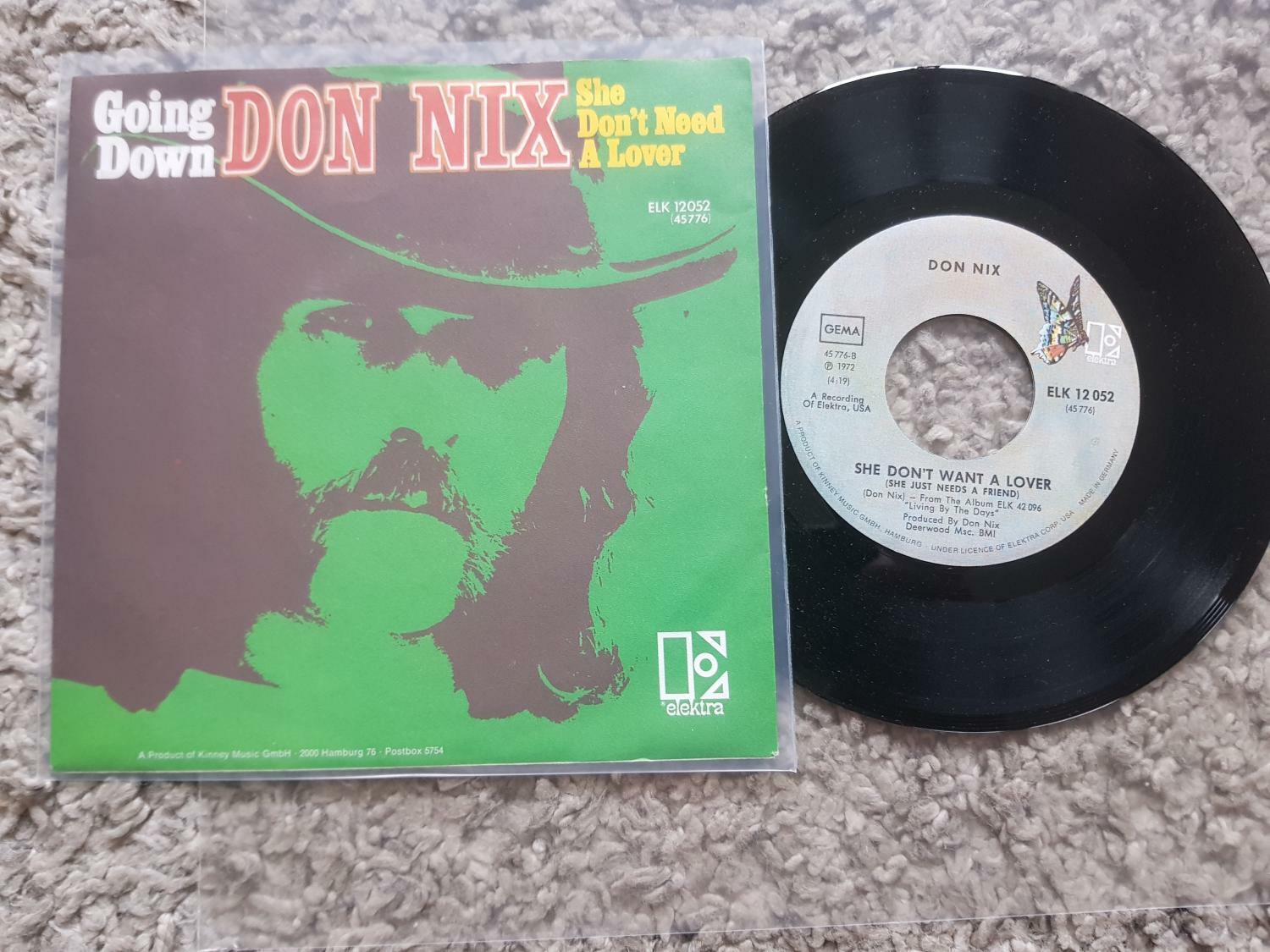 7"" Single Vinyl Don Nix - Going down GERMANY
