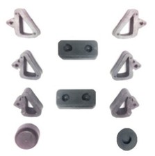 Hood Bumper Set For 1958-1960 Dodge Trucks 1958-66 Town Wagonpanel