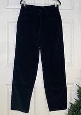 Vintage Lauren Ralph Lauren High Rise Velvet Pants Black Size 12