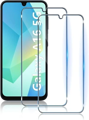 CRACKISN 2x Samsung Galaxy A16 5G Panzerfolie Schutzglas 9H Hart Displayschutz Glas