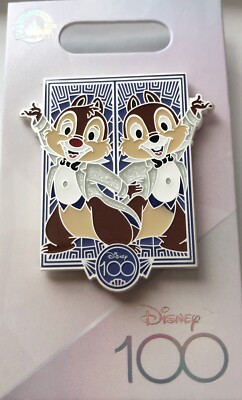 Disney Parks 100th Years of Wonder Anniversary Chip & Dale D100