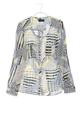creation L Blouse Stripes Metallic Effect D 38 multicolor silver