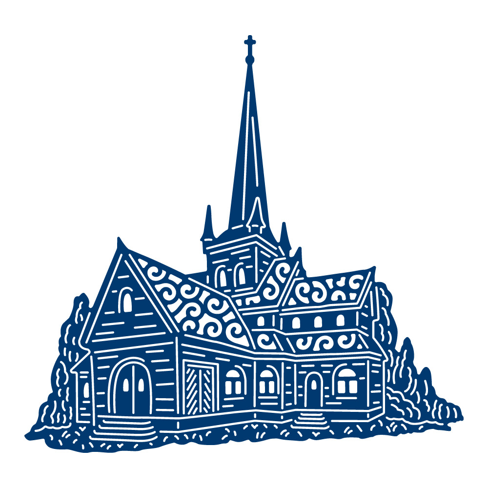 Tattered Lace WOODLAND CATHEDRAL Die - TLD0349 - FREE P&P Church Wedding ETC