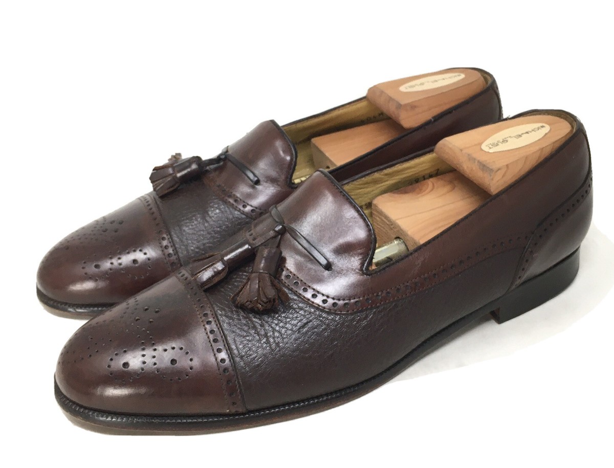 Mezlan Havana Dark Brown Leather Tassel Loafers size 10 men’s MEZLAN HAVANA CAPTOE TASSEL CASUAL SHOES BROWN LEATHER MAN  main image 3