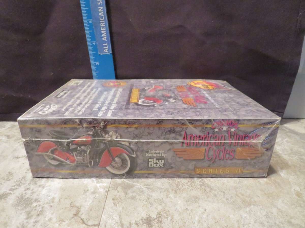 1993 AMERICAN VINTAGE CYCLES SERIES 2 TRADING CARDS FACTORY