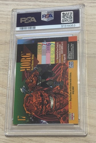 1993 Marvel Universe #17 Morg PSA 9 MINT - Bild 3 von 3