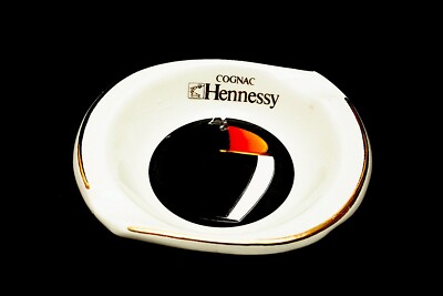 COCNAC HENNESEY WERBUNG SAMMLER KERAMIK ASCHENBECHER 70er