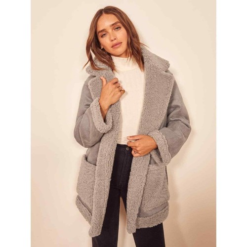 Double Breasted Teddy Coat Jacket 