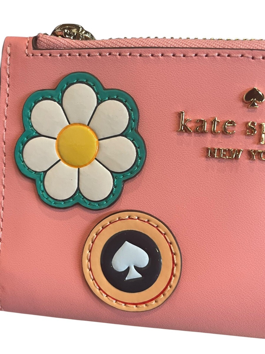 Kate Spade Day Tripper Small Slim Bifold Wallet, Peachy Rose