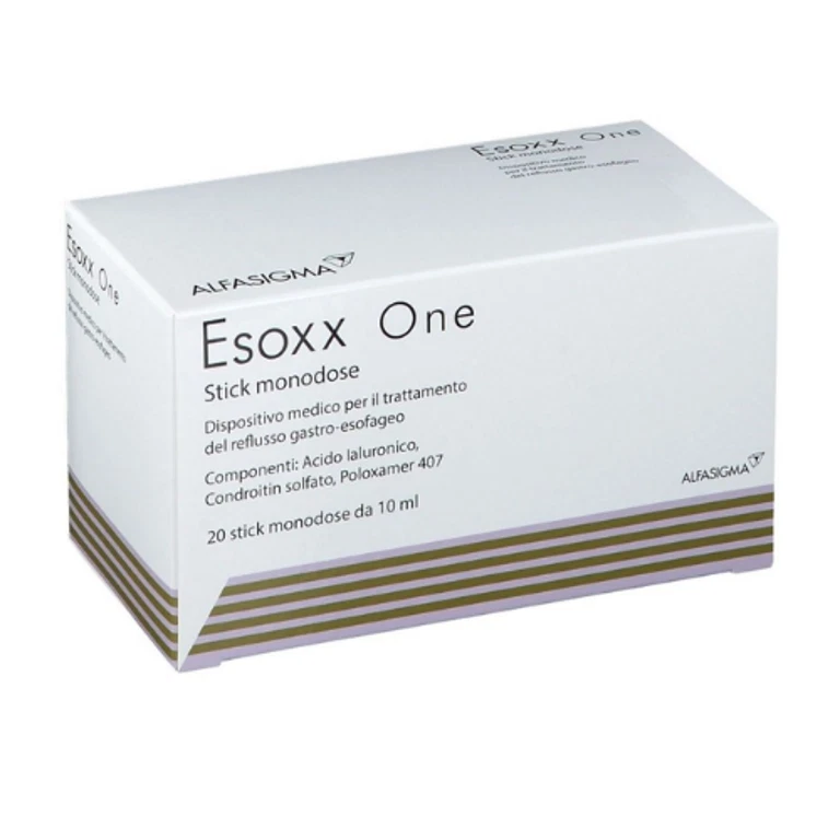 ESOXX ONE - 20 BUSTINE MONODOSE PER REFLUSSO GASTRO - ESOFAGEO - ALFASIGMA