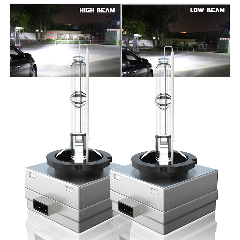 2PCS D3S 66340 6000K White 35W HID Xenon Headlight Bulbs Set Bright