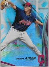 2017 Bowman Platinum Top Prospect #TP-BA Brady Aiken Cleveland Indians
