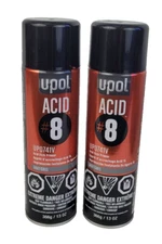 U-POL UP0741V ACID #8 GRAY Etch Primer Aerosol Spray Cans 450ML UPOL (2/PK)