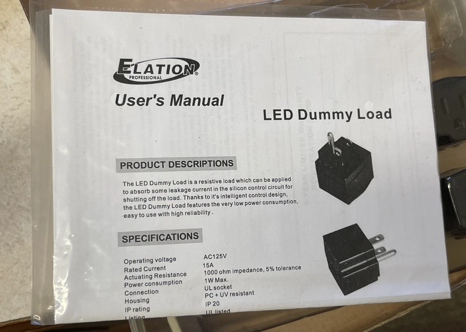 Elation LED Dummy Load Device - Image 3 of 3