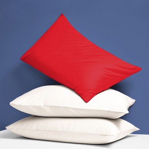 Zippered Pillowcase Ultra Soft Silky Satin Pillow Case Cover 2 Pack Home Bedding - Picture 41 of 134