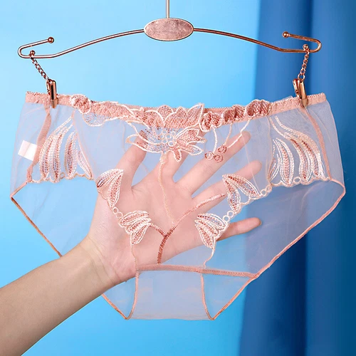 7-pak Partia Sexy Damskie Przezroczyste Pantis Figi Koronkowe Lingeries Bielizna - Zdjęcie 11 z 17