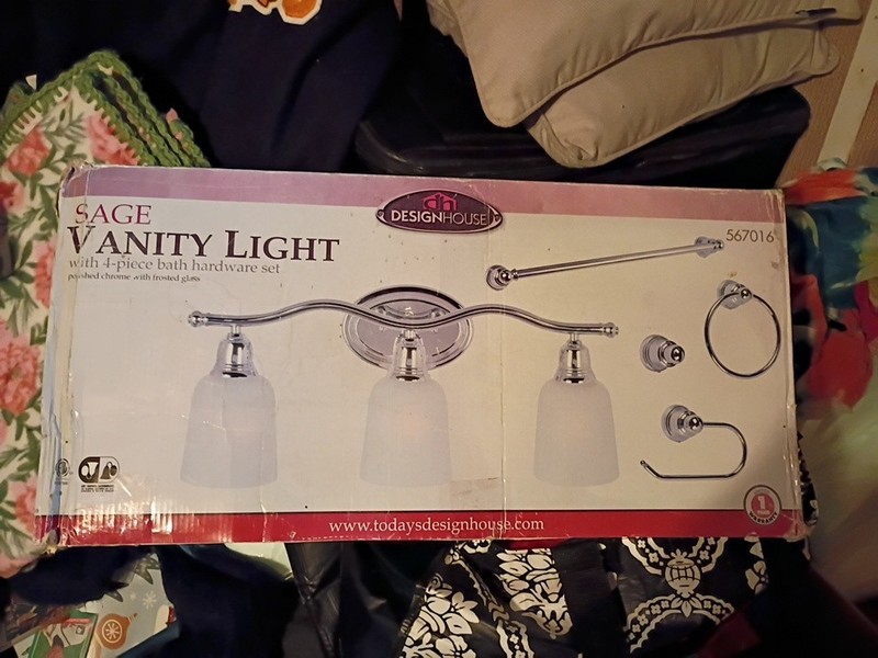 Vanity Light 4 Piece Bathroom Set