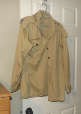 Vintage Boy Scouts of America Men  s Uniform Shirt Long Sleeve USA Made Medium