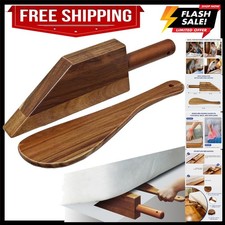 Mattress Lifter Tool for Changing Sheets and Bed Skirts, Acacia Wood