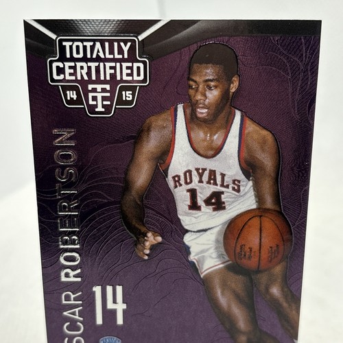 2014 Panini Totally Certified Platinum Purple /49 Oscar Robertson (Royals) HOF - Bild 2 von 6