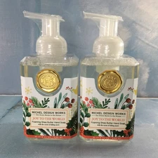 Michel Design Works Joy To The World Foaming Hand Soap, 2 Pack, 17.8 oz Each
