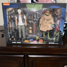 NECA TMNT 1990 Movie Casey Jones & Raphael in Disguise 2-Pack