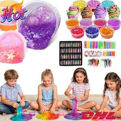 28 Farben DIY Schleim Kit Slime Making Kit für Mädchen Crystal Clear Slime