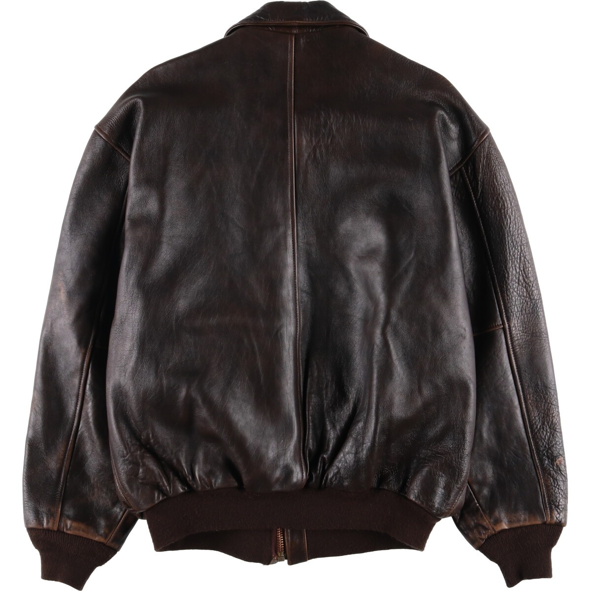 革*ー様 90s avirex A-2 real leather flight s-l400.jpg