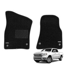 Superior Carpet Front Row Floor Mats for 2019-2024 Ram 2019-2024 Ram 1500 2pc