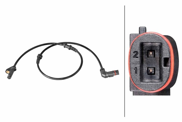 Hella ABS Sensor Raddrehzahl Vorderachse FüR Mercedes-Benz C-Klasse Coupe C204-image