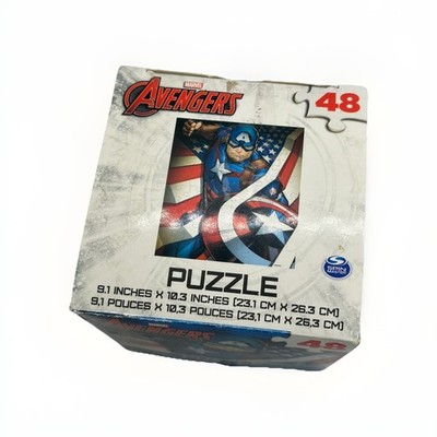 Marvel Avengers 48pc Puzzles Captain America NEW 9.1 inch x 10.3  