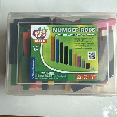 Kids First Math: Number Rods Math Kit W/Activity Cards | Develop Skills in Count