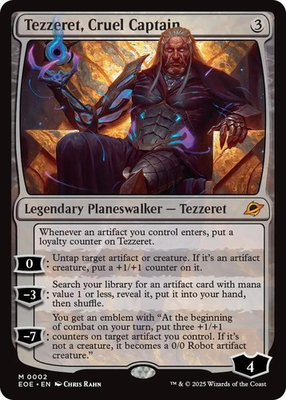 #ad 1x Tezzeret Cruel Captain Edge of Eternities NM MTG $19.99