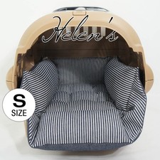 Pet-Favorite Carrier Cushion Bed/Crate Pad 10oz Hickory Denim Navy S